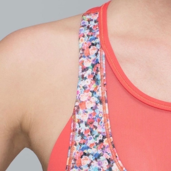 Lululemon Mesh With Me Tank Prism Petal Multi - Picture 4 of 9